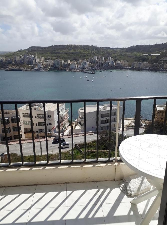 Private Room In Wonderful Sea View Apartment San Pawl il-Baħar Eksteriør billede
